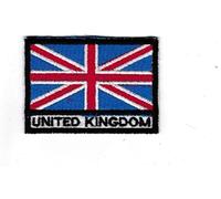 Patch BANDIERA INGHILTERRA UK toppa ricamata ricamo - 036