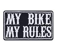 Patch - Biker lustig (My Bike, my rules - Patch)