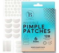 Patch Brufoli Invisibili Grandi a supporto delle imperfezioni, Pimple Patch Idrocolloide per il delle Macchie di Acne, Cerotti Brufoli (6 Formati, 128 Pezzi)