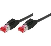 Patch Cable S/FTP, PIMF, Cat 6, Black, 1,0 M senza alogeno, con cavo Draka e Hirosesteckern TM21 (nome precedente S/STP) (71801