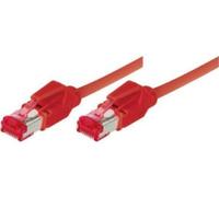 Patch Cable S/FTP, PIMF, Cat 6, Red, 1,0 M senza alogeno, con cavo Draka e Hirosesteckern TM21 (nome precedente S/STP) (71801R) NEW