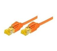 Patch Cable S/FTP, PIMF, Cat 6A, Orange, 3,0 m per 10 gigabit/s, senza alogeni, con cavo Draka e Hirosesteckern TM31 (72203A) NEW