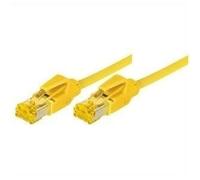 Patch Cable S/FTP, PIMF, Cat 6A, Yellow, 10,0 m per 10 gigabit/s, senza alogeni, con cavo Draka e Hirosesteckern TM31 (nome pre NEW