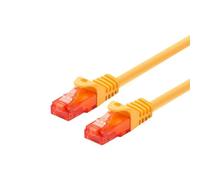 PATCH CABLE U/UTP CAT6 - 25M - YELLOW - Warranty 24M NEW