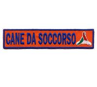 Patch CANE DA SOCCORSO toppa termoadesiva cm 12 x 3 replica