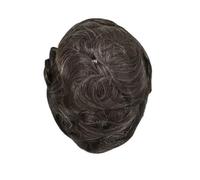 Patch Capelli Uomo 0,03 mm Pelle non sottile Capelli maschili Toupee Uomini Protesi Capillare Remy umani Parrucche naturali da uomo Protese Capilar Masculina Parrucche per uomo(210#)