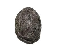 Patch Capelli Uomo 0,03 mm Pelle non sottile Capelli maschili Toupee Uomini Protesi Capillare Remy umani Parrucche naturali da uomo Protese Capilar Masculina Parrucche per uomo(240#)