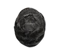 Patch Capelli Uomo 0,03 mm Pelle non sottile Capelli maschili Toupee Uomini Protesi Capillare Remy umani Parrucche naturali da uomo Protese Capilar Masculina Parrucche per uomo(1B10#)