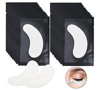 Patch Ciglia (20 Paio),Extension Ciglia PatchCerotto,Eye Gel Patches Patch Occhi Extension Ciglia for Eyelash extension Eye Mask beauty Tool,Black