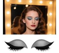 Patch Ciglia Lazy Eye Shadow, 2-in-1 Ombretto Adesivo Patch Ciglia, Cerotti Riutilizzabili Ombretto Ciglias Finte Cerotti Trucco, Adesivi Ombretto Colorati Naturali Strumento Trucco Rapido