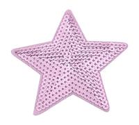 Patch con paillettes per vestiti, adesivi ricamati, cuore a cinque punte, asterisco, cappelli, accessori da cucito, durevoli e pratici, lavorazione durevole