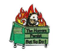 Patch con personalizzato | Gli orrori persistono, ma anche | Toppe tattiche rimovibili personalizzate con gancio e | Etichette tattiche ricamate per giacche da zaino