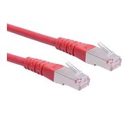 Patch Cord ROLINE S/FTP (PiMF) Cat.6/Classe E, rosso, 0,3 m