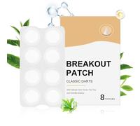 Patch di brufolo, adesivi invisibili in crisi, patch di idrocolloide, facile da usare, formula delicata, 5x1x8,5 cm per il trattamento overnight spot o la copertura diurna