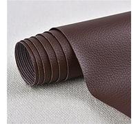 Patch di Ecopelle PU Autoadesiva 100 x 137 cm riparazione decorative pellicole in pelle sintetica riparazione Adesiva Sedile Auto per Divani, Sofa, Auto Interni Marrone scuro