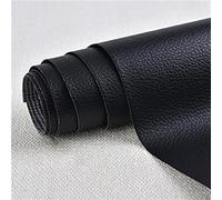 Patch di Ecopelle PU Autoadesiva 100 x 137 cm riparazione decorative pellicole in pelle sintetica riparazione Adesiva Sedile Auto per Divani, Sofa, Auto Interni nero 5