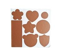 Patch di Ecopelle PU Autoadesiva 18 x 18 cm riparazione decorative pellicole in pelle sintetica riparazione Adesiva Sedile Auto per Divani, Sofa, Auto Interni A colore del caffè