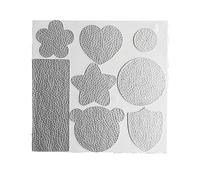 Patch di Ecopelle PU Autoadesiva 18 x 18 cm riparazione decorative pellicole in pelle sintetica riparazione Adesiva Sedile Auto per Divani, Sofa, Auto Interni A argento