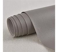 Patch di Ecopelle PU Autoadesiva 35 x 137 cm riparazione decorative pellicole in pelle sintetica riparazione Adesiva Sedile Auto per Divani, Sofa, Auto Interni grigio 4