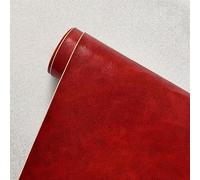Patch di Ecopelle PU Autoadesiva 69 x 200 cm riparazione decorative pellicole in pelle sintetica riparazione Adesiva Sedile Auto per Divani, Sofa, Auto Interni rosso 3