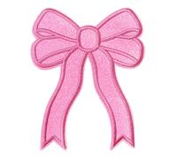 Patch di , ferro su toppa con fiocco ricamato, decorativi, applique carine, toppe da stiro per ragazze e donne, vestiti, zaini, giacche