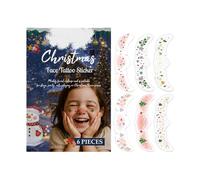 Patch Di Lentiggini - 6 Pezzi Adesivi Per Il Trucco Per Natale Per Viso, Design Di Lentiggini In Finto Con Facile Applicazione, Accessorio Per Le Bellezze Per Adolescenti, Bambini, Donne, Eventi A Tem