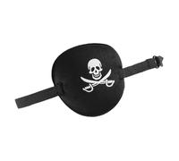 Patch di pirata eye - morbido comodo un occhio toppe | Punti di occhiali da pirata per bambini e adulti | Blellatore portatile per la pelle ideale per feste in costume, cosplay e gioco di ruolo
