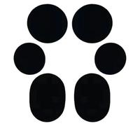 Patch di riparazione dei fori delle scarpe - Autoadesivo foro delle dita - Toppa di prevenzione | 6 pezzi Kit di riparazione sneaker Vamp riparazione con 3 misure, microfibra traspirante per e