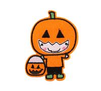 Patch di Zucca Applique Patch di Ferro Patch di Ricamo di Halloween Fai da Te Patch per Vestiti Accessori per Macchine da Cucire Fashion Processing