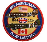 Patch distintivo Operation Overlord 80th Anniversary D Day Landings -...