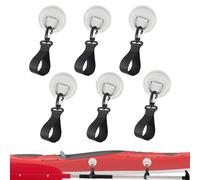 Patch e corda Hanger, 6 toppe multifunzionali a fissaggio rapido - fibbia fissa marina, fibbia per corda paddleboard per kayak, canoa, zattera