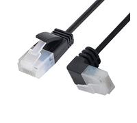 Patch ethernet Lan a 90 gradi 8P8C STP Cat 5e ad angolo retto su cavo dritto