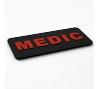 Patch Force - Medic Sanitäter Toppa in gomma per esercito federale, polizia e vigili del fuoco - Per zaini tattici, borse mediche, kit di pronto soccorso, First Aid Pouch - 7 cm x 3 cm