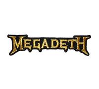 Patch Heavy Metal Musica Megadeth Banda Oro Logo Ricamato replica-1261