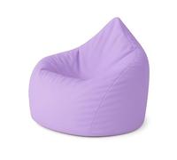 PATCH HOME XXXL, poltrona sacco a forma di goccia, lilla, per interni ed esterni, con imbottitura in polistirolo, già riempita, per bambini e adulti, 30 colori e 3 dimensioni
