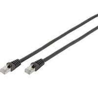 Patch-Kabel CAT6 1,0m S-FTP schwarz AWG 27/7 LSZH sw
