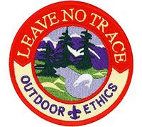 Patch Leave no trace Outdoor Ethics guida natura Zaino Scout Iron on Badge