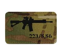 Patch M-Tac AR-15 223/5,56 Laser Cut - Multicam/Black
