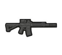 Patch M-Tac AR-15 3D PVC - Dark Grey