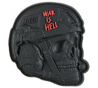 Patch M-Tac War is Hell 3D PVC - Black