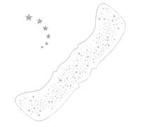 Patch macchiate impermeabili, toppe per il trucco luminose, decorazioni per toppe di macchie di glitter per il viso, per il trucco versatili per le giornate in spiaggia,