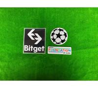Patch manica ufficiale JUVENTUS FC Home UCL Player taglia 2022-23 + BITGET