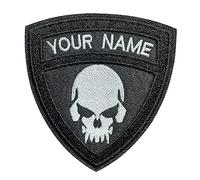 Patch Morale Tattico 2PCS, Patch Nome Personalizzabile con Gancio Fastener, Nastri Nome Personalizzati Morale Tattico Ricamato, Patch Militare per Caps Borse Gilet Uniformi Militari (Style #02)