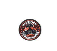 Patch Nation Aufnäher 'Certified Zombie Hunter' PVC Airsoft Klettabzeichen