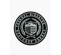 Patch Nation Federal Disaster Response Agency FEDRA Tactical Airsoft Paintball PVC Morale Patch (Grigio)
