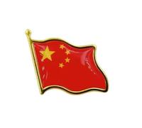 Patch Nation Spilla del distintivo del metallo della bandiera della Repubblica popolare cinese della Cina