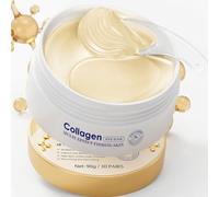 Patch Occhi al Collagene, 60 Pezzi Maschere Contorno Occhi Antirughe Intensive, Rassodanti e Idratanti, Riducono Borse e Occhiaie, Trattamento Anti-Age
