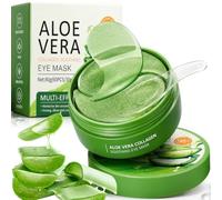 Patch Occhi Aloe Vera, 60 Pezzi Maschere Contorno Occhi Idratanti e Lenitive, Calmano la Stanchezza, Riducono Occhiaie e Gonfiore