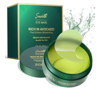 Patch Occhi Con Avocado 60 PCS, Patch Occhiaie e Borse, Combatti Delle Occhiaie,Del Gonfiore,Delle Borse e Delle Rughe, Rinfresca e Rinnova La Tua Pelle Con La Ricchezza di Avocado