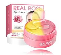 Patch Occhi con e Estratto di Rosa, Patch Occhiaie e Borse, Maschera Occhi Anti-rughe, Maschera Contorno Occhi,Eliminare le Borse Degli Occhi, Schiarire le Occhiaie, Ridurre le Rughe, Idratare